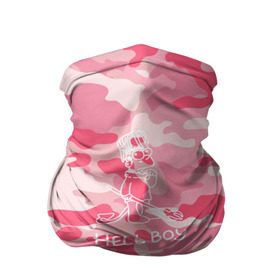 Бандана-труба 3D с принтом Hellboy , 100% полиэстер, ткань с особыми свойствами — Activecool | плотность 150‒180 г/м2; хорошо тянется, но сохраняет форму | hellboy | hip hop | lil | lil peep | pink | pip | rap | барт | камуфляж | камуфляж розовый | лил | лилпип | пип | реп | симпсон | симпсоны | толстовка лил пипа | хеллбой | хипхоп