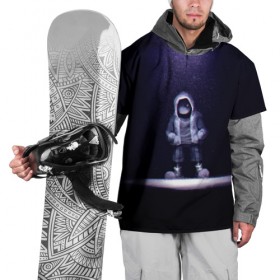 Накидка на куртку 3D с принтом Санс , 100% полиэстер |  | Тематика изображения на принте: game | sans | undertale | игра | санс