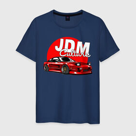 Мужская футболка хлопок с принтом JDM Culture , 100% хлопок | прямой крой, круглый вырез горловины, длина до линии бедер, слегка спущенное плечо. | Тематика изображения на принте: japan | jdm | nissan | авто | машины | ниссан | япония