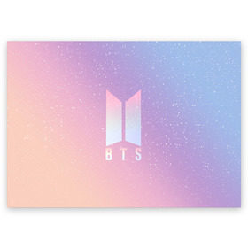 Поздравительная открытка с принтом BTS LOVE YOURSELF , 100% бумага | плотность бумаги 280 г/м2, матовая, на обратной стороне линовка и место для марки
 | Тематика изображения на принте: bangtan boys | bt21 | bts | bts army | bts stickers | j hope | jimin | jin | jungkook | k pop | rap monster | rapmon | suga | v | бтс | корея | стикеры bts