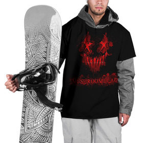 Накидка на куртку 3D с принтом Mushroomhead , 100% полиэстер |  | Тематика изображения на принте: ac dc | disturbed | linkin park | lp | metal | metallica | mushroomhead | music | pop | rap | rock | slipknot | song | метал | музыка | рок