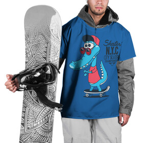 Накидка на куртку 3D с принтом Skate NYC , 100% полиэстер |  | Тематика изображения на принте: freestyle | n | skateboard | бейсболка | город | графика | движение | дикий | доска | животное | колёса | красный | крокодил | крутой | надпись | нью йорк | очки | рисунок | ролики | сила | синий | скейтборд | спорт