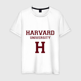 Мужская футболка хлопок с принтом Harvard University_девиз , 100% хлопок | прямой крой, круглый вырез горловины, длина до линии бедер, слегка спущенное плечо. | harvard university | usa | америка | вуз | гарвард | колледж | образование | студенты | сша | университет | школа