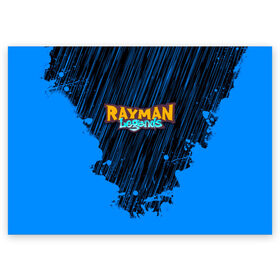 Поздравительная открытка с принтом RAYMAN LEGENDS , 100% бумага | плотность бумаги 280 г/м2, матовая, на обратной стороне линовка и место для марки
 | legends rayman. | rayman | rayman legends | rayman legends ps4 | rayman origins
