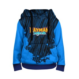 Детская толстовка 3D с принтом RAYMAN LEGENDS , 100% полиэстер | двухслойный капюшон со шнурком для регулировки, мягкие манжеты на рукавах и по низу толстовки, спереди карман-кенгуру с мягким внутренним слоем | legends rayman. | rayman | rayman legends | rayman legends ps4 | rayman origins