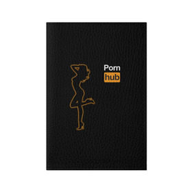 Обложка для паспорта матовая кожа с принтом Pornhub (neon girl) , натуральная матовая кожа | размер 19,3 х 13,7 см; прозрачные пластиковые крепления | brazzers | видео | девушка | любовь | неон | свечение | силуэт | фигура | хаб | чувства