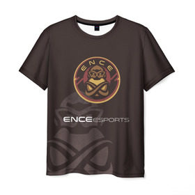 Мужская футболка 3D с принтом ence esports , 100% полиэфир | прямой крой, круглый вырез горловины, длина до линии бедер | cs:go | cybersport | киберспорт | турнир | финляндия | фины