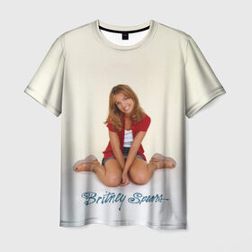 Мужская футболка 3D с принтом Oldschool Britney , 100% полиэфир | прямой крой, круглый вырез горловины, длина до линии бедер | britney | britneyspears | glitch | icon | jean | pop | princess | spears | usa | бритни | бритниспирс | глич | джин | поп | работа | спирс | сша