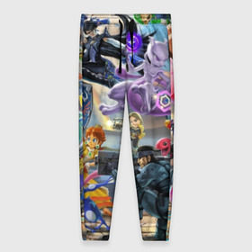 Женские брюки 3D с принтом Super Smash Bros ultimate , полиэстер 100% | прямой крой, два кармана без застежек по бокам, с мягкой трикотажной резинкой на поясе и по низу штанин. В поясе для дополнительного комфорта — широкие завязки | game | mario | nintendo | nintendo all star | pikachu | pokemon | super smash bros | ultimate | джиглипафф | донки конг | зельда | игры | линк | марио | нинтендо | пикачу | покемоны | эш