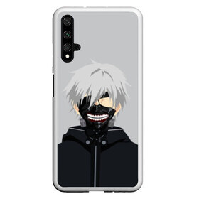 Чехол для Honor 20 с принтом Kaneki Ken , Силикон | Область печати: задняя сторона чехла, без боковых панелей | Тематика изображения на принте: ghoul | kaneki | ken | tokyo | гуль | канеки | кен | токийский