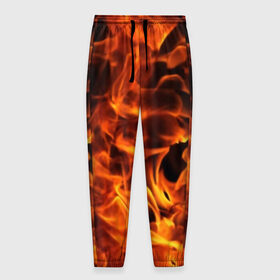 Мужские брюки 3D с принтом огонь , 100% полиэстер | манжеты по низу, эластичный пояс регулируется шнурком, по бокам два кармана без застежек, внутренняя часть кармана из мелкой сетки | fire | flame | in fire | smoke | в огне | дым | огненный | огонь | текстуры