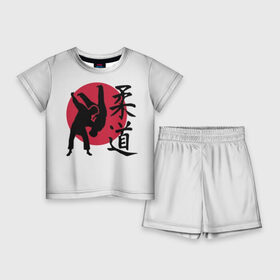 Детский костюм с шортами 3D с принтом Дзюдо ,  |  | eastern | emblem | hieroglyph | japanese | judo | martial arts | red | sign | silhouette | sport | stencil | sun | symbol | wrestlers | wrestling | борцы | борьба | восточная | дзюдо | единоборства | знак | иероглиф | красное | силуэт | символ | солнце | 