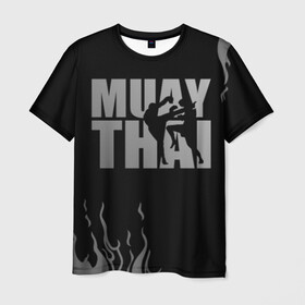 Мужская футболка 3D с принтом Muay Thai , 100% полиэфир | прямой крой, круглый вырез горловины, длина до линии бедер | Тематика изображения на принте: fight | muay thai | thai boxing | ufc | бокс | ката | кикбоксин | лаос | лоу кик | муай | мьянма | поединок | таиланд | тай | тайский | таолу