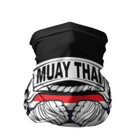 Бандана-труба 3D с принтом Muay Thai , 100% полиэстер, ткань с особыми свойствами — Activecool | плотность 150‒180 г/м2; хорошо тянется, но сохраняет форму | Тематика изображения на принте: fight | muay thai | thai boxing | ufc | бокс | ката | кикбоксин | лаос | лоу кик | муай | мьянма | поединок | таиланд | тай | тайский | таолу