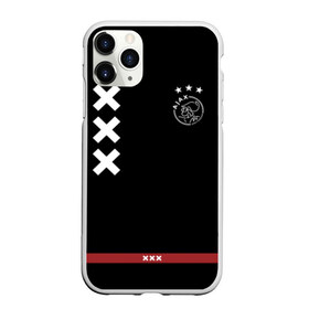 Чехол для iPhone 11 Pro Max матовый с принтом Ajax Amsterdam , Силикон |  | ajax | амстердам | аякс | футбол