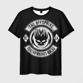 Мужская футболка 3D с принтом Offspring , 100% полиэфир | прямой крой, круглый вырез горловины, длина до линии бедер | offspring | ofspring | punk | rock | the offspring | группы | музыка | офспринг | оффспринг | панк | рок