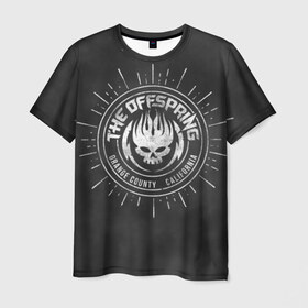 Мужская футболка 3D с принтом Offspring , 100% полиэфир | прямой крой, круглый вырез горловины, длина до линии бедер | offspring | ofspring | punk | rock | the offspring | группы | музыка | офспринг | оффспринг | панк | рок