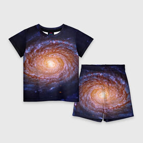 Детский костюм с шортами 3D с принтом ГАЛАКТИКА ,  |  | colors | galaxy | paints | space | star
nebula | абстракция | вселенная | галактика | звезда | звезды | космический | краски | планеты