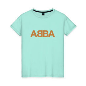 Женская футболка хлопок с принтом ABBA , 100% хлопок | прямой крой, круглый вырез горловины, длина до линии бедер, слегка спущенное плечо | абба | агнета | анни фрид | брур | бьорн | коллектив | музыка | швеция