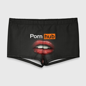Мужские купальные плавки 3D с принтом PORN HUB , Полиэстер 85%, Спандекс 15% |  | Тематика изображения на принте: губы | логотип | пошлое