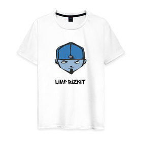 Мужская футболка хлопок с принтом Limp Bizkit , 100% хлопок | прямой крой, круглый вырез горловины, длина до линии бедер, слегка спущенное плечо. | dj lethal | американская | группа | джон отто | ню метал | рок | рэп | уэс борланд | фред дёрст