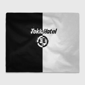 Плед 3D с принтом Tokio Hotel (4) , 100% полиэстер | закругленные углы, все края обработаны. Ткань не мнется и не растягивается | 