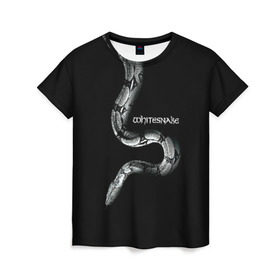 Женская футболка 3D с принтом WHITESNAKE , 100% полиэфир ( синтетическое хлопкоподобное полотно) | прямой крой, круглый вырез горловины, длина до линии бедер | whitesnake | ws | белая змея | блюз | вайт | вайтснек | вс | глэм | джоэл хокстра | дэвид ковердэйл | майкл девин | метал | микеле луппи | реб бич | рок группа | снек | томми олдридж | хард | хеви