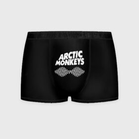 Мужские трусы 3D с принтом ARCTIC MONKEYS , 50% хлопок, 50% полиэстер | классическая посадка, на поясе мягкая тканевая резинка | arctic monkeys | арктик манкис | арктические мартышки