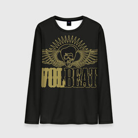 Мужской лонгслив 3D с принтом Volbeat  , 100% полиэстер | длинные рукава, круглый вырез горловины, полуприлегающий силуэт | groove metal | hardcore | psychobilly | volbeat | волбит