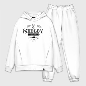 Мужской костюм хлопок OVERSIZE с принтом Shelby Company Limited ,  |  | gin | peaky blinders | shelby | the garrison | альфи соломонс | артур | банда | братья | гаррисон | грейс берджесс | джин | джон | криминал | мафия | острые козырьки | сериал | томас | финн | шелби