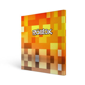 Холст квадратный с принтом ROBLOX , 100% ПВХ |  | Тематика изображения на принте: game | gamer | logo | minecraft | roblox | simulator | игра | конструктор | лого | симулятор | строительство | фигура