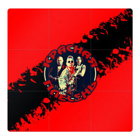 Магнитный плакат 3Х3 с принтом Красная плесень + Анархия , Полимерный материал с магнитным слоем | 9 деталей размером 9*9 см | 90е | old school | камеди рок | красная | мелодекламация (сказки и мюзиклы) | музыкальная пародия | олд скулл | панк рок | плесень | стёб поп | хэви метал | яцына | яцына павел