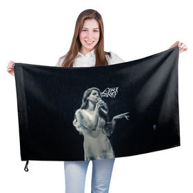 Флаг 3D с принтом Лана Дель Рей , 100% полиэстер | плотность ткани — 95 г/м2, размер — 67 х 109 см. Принт наносится с одной стороны | del | lana | lana del rey | rey | дель | лана | лана дель рей | музыка | рей