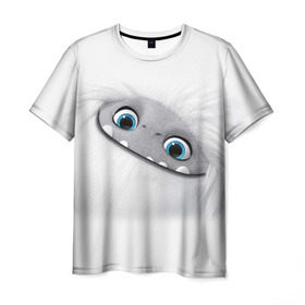 Мужская футболка 3D с принтом ABOMINABLE (Эверест) , 100% полиэфир | прямой крой, круглый вырез горловины, длина до линии бедер | abominable | детям | для детей | ети | йети | лу | мультфильм | отвратительный | чудовище | эверест
