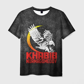 Мужская футболка 3D с принтом Khabib Nurmagomedov 242 , 100% полиэфир | прямой крой, круглый вырез горловины, длина до линии бедер | eagles | khabib | mma | nurmagomedov | борьба | дзюдо | нурмагомедов | октагон | орёл | репплинг | самбо