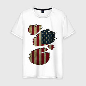 Мужская футболка хлопок с принтом USA inside , 100% хлопок | прямой крой, круглый вырез горловины, длина до линии бедер, слегка спущенное плечо. | amerika | fbi | nasa | russia | usa | америка | америки | внтури | россия | соединенные | страна | сша | флаг | штаты