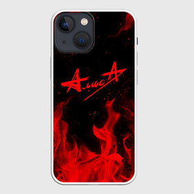 Чехол для iPhone 13 mini с принтом АлисА ,  |  | Тематика изображения на принте: alisa | rock | ussr | алиса | алиса группа | константин кинчев | рок | ссср