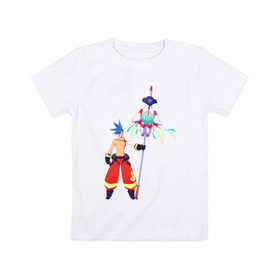 Детская футболка хлопок с принтом Promare Galo , 100% хлопок | круглый вырез горловины, полуприлегающий силуэт, длина до линии бедер | anime | galo | promare | аниме | гало | промар