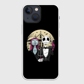 Чехол для iPhone 13 mini с принтом The Nightmare Before Christmas ,  |  | before | burton | christmas | horror | jack skellington | nightmare | tim | timothy | walter | бёртон | джек | перед | рождеством | скеллингтон | тим | тимоти | ужастик | ужасы