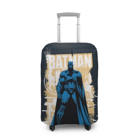 Чехол для чемодана 3D с принтом Batman , 86% полиэфир, 14% спандекс | двустороннее нанесение принта, прорези для ручек и колес | bat man | batman | batman comics | caped crusader | dark knight | shtatbat | бетмен | брюс уэйн | бэт мен | бэтмен | тёмный рыцарь