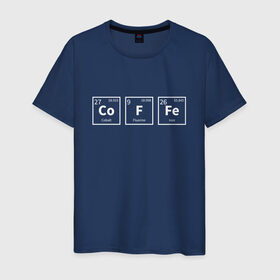 Мужская футболка хлопок с принтом Coffee , 100% хлопок | прямой крой, круглый вырез горловины, длина до линии бедер, слегка спущенное плечо. | Тематика изображения на принте: cofe | coffe | coffee | кофе | кофеин