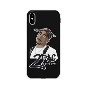 Чехол для iPhone X матовый с принтом 2pac , Силикон | Печать на задней стороне чехла, без боковой панели | 2pac | changes | nigga | oldschool | pac | rap | нигга | олдскулл | пак | рэп | тупак