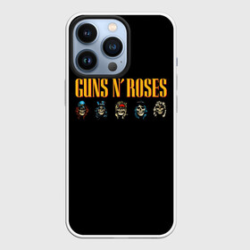 Чехол для iPhone 13 Pro с принтом Guns n roses ,  |  | axl rose | geffen records | gnr | guns | rock | roses | slash | гансы | пистолеты | розы | рок | слеш | эксл роуз