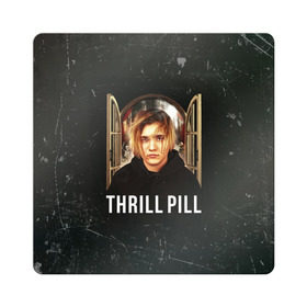 Магнит виниловый Квадрат с принтом THRILL PILL - Грустная Песня , полимерный материал с магнитным слоем | размер 9*9 см, закругленные углы | Тематика изображения на принте: fuelle | logo | music | noir | pil | pill | rap | raper | symbol | thril | thrill | tril | trill | дамб | лого | музыка | пил | пилл | рэп | рэппер | сам | символ | трил | трилл | тхрил | тхрилл | фотографии | щит