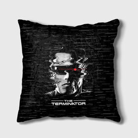 Подушка 3D с принтом The Terminator , наволочка – 100% полиэстер, наполнитель – холлофайбер (легкий наполнитель, не вызывает аллергию). | состоит из подушки и наволочки. Наволочка на молнии, легко снимается для стирки | arnold | connor | john | robot | schwarzenegger | skynet | t 800 | terminator | арнольд | джон | коннор | ликвидатор | небесная | робот | сеть | скайнет | терминатор | шварценеггер