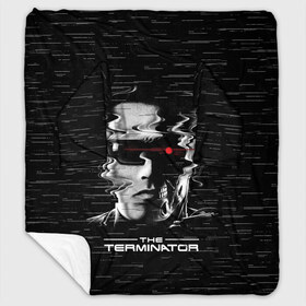 Плед с рукавами с принтом The Terminator , 100% полиэстер | Закругленные углы, все края обработаны. Ткань не мнется и не растягивается. Размер 170*145 | arnold | connor | john | robot | schwarzenegger | skynet | t 800 | terminator | арнольд | джон | коннор | ликвидатор | небесная | робот | сеть | скайнет | терминатор | шварценеггер