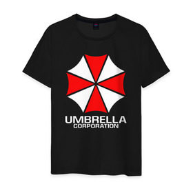 Мужская футболка хлопок с принтом UMBRELLA CORP , 100% хлопок | прямой крой, круглый вырез горловины, длина до линии бедер, слегка спущенное плечо. | ada wong | biohazard | leon | nemesis | project resistance | raccoon city | re | re3 | resident evil | resident evil 3 | rpd | stars | umbrella | ада вонг | амбрелла | немезис | ужасы