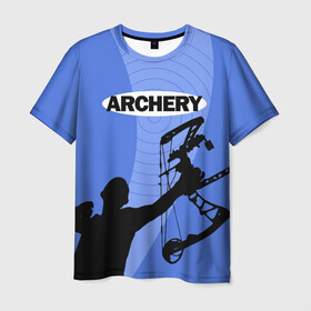 Мужская футболка 3D с принтом Archery , 100% полиэфир | прямой крой, круглый вырез горловины, длина до линии бедер | archer | archery | bow | bow hunter | bowhunter | лук | лучник | стрельба из лука