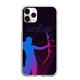 Чехол для iPhone 11 Pro Max матовый с принтом Archer , Силикон |  | archer | archery | bow | bow hunter | bowhunter | лук | лучник | стрельба из лука