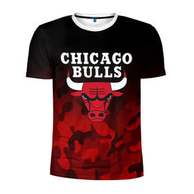 Мужская футболка 3D спортивная с принтом CHICAGO BULLS | ЧИКАГО БУЛЛС , 100% полиэстер с улучшенными характеристиками | приталенный силуэт, круглая горловина, широкие плечи, сужается к линии бедра | bulls | chicago | chicago bulls | nba | red bulls | usa | америка | быки | нба | сша | чикаго буллс